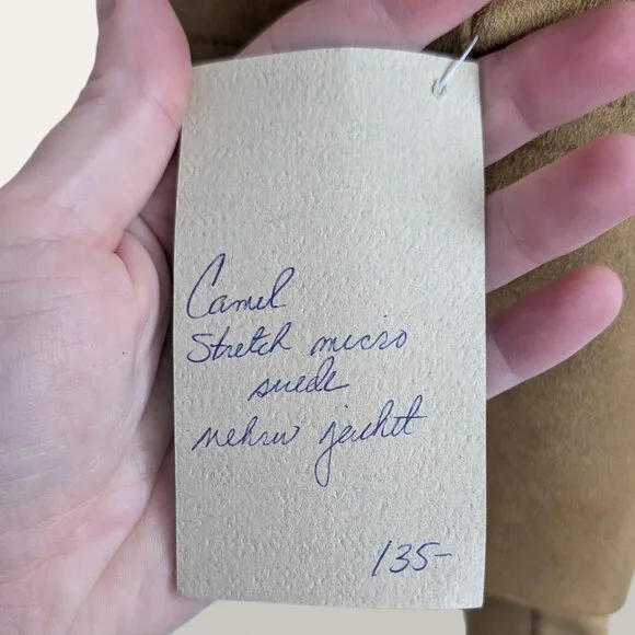 🍁NWT Vintage Judy Joannou Micro Suede Jacket - Picture 7 of 7